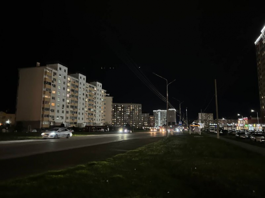 После публикации «Блокнота» на Супсехском шоссе в Анапе включили фонари