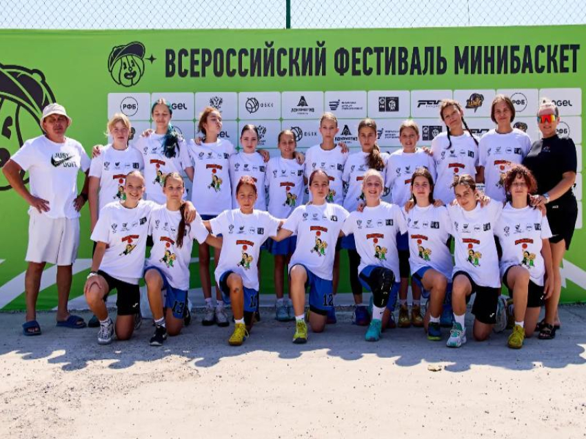 Анапские баскетболистки взяли золото на всероссийском фестивале «Минибаскет»