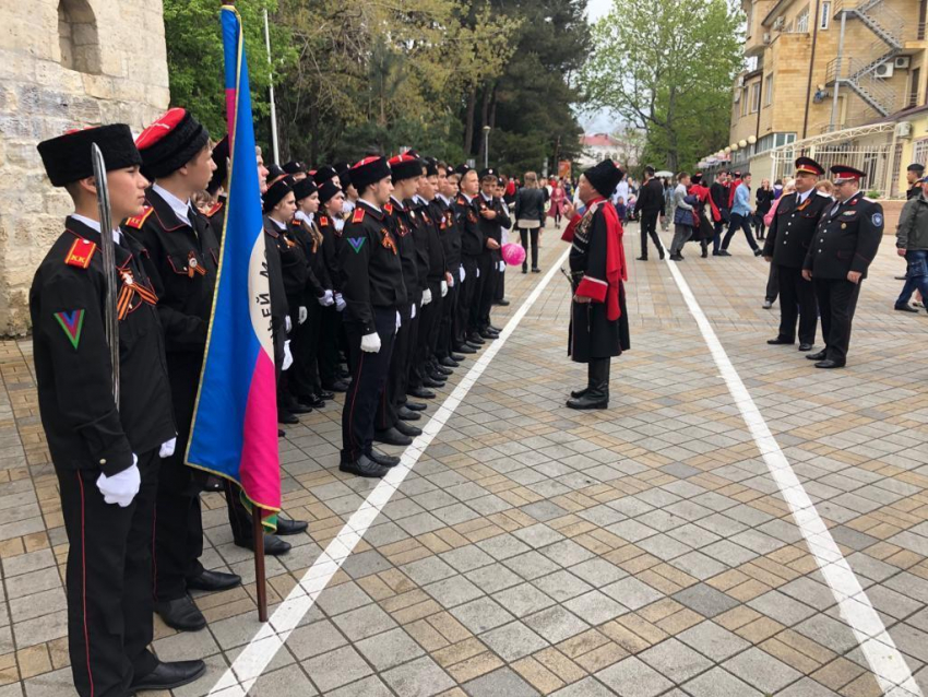 Анапские казаки приняли участие в торжественных мероприятиях 9 мая