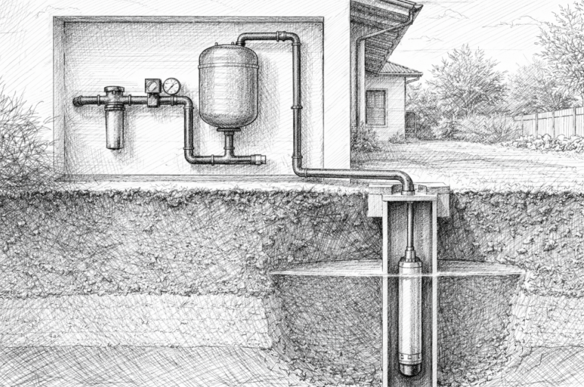 Какой скважинный насос выбрать - наружный, погружной или полупогружной