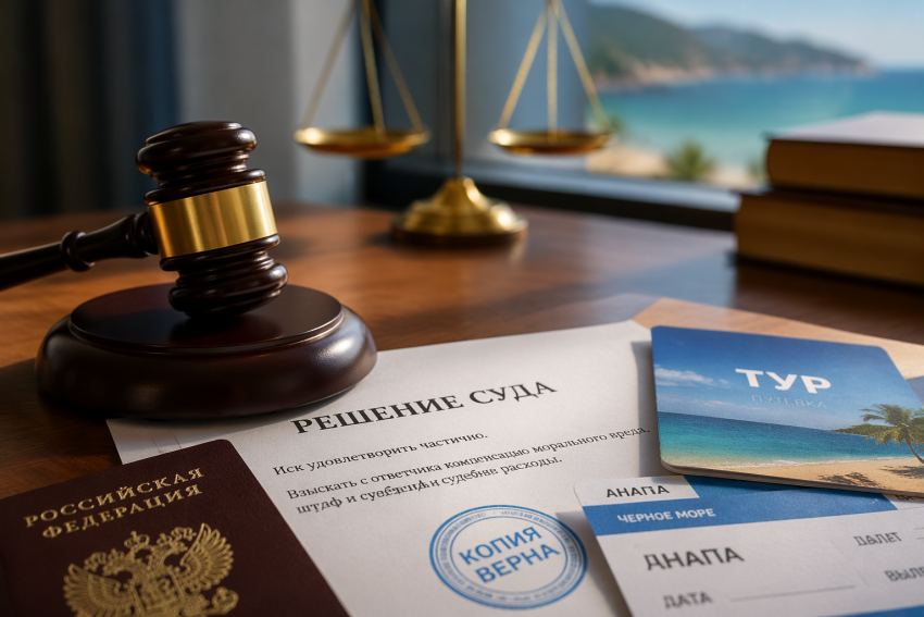 Женщина добилась компенсации за сорванный отдых в Анапе