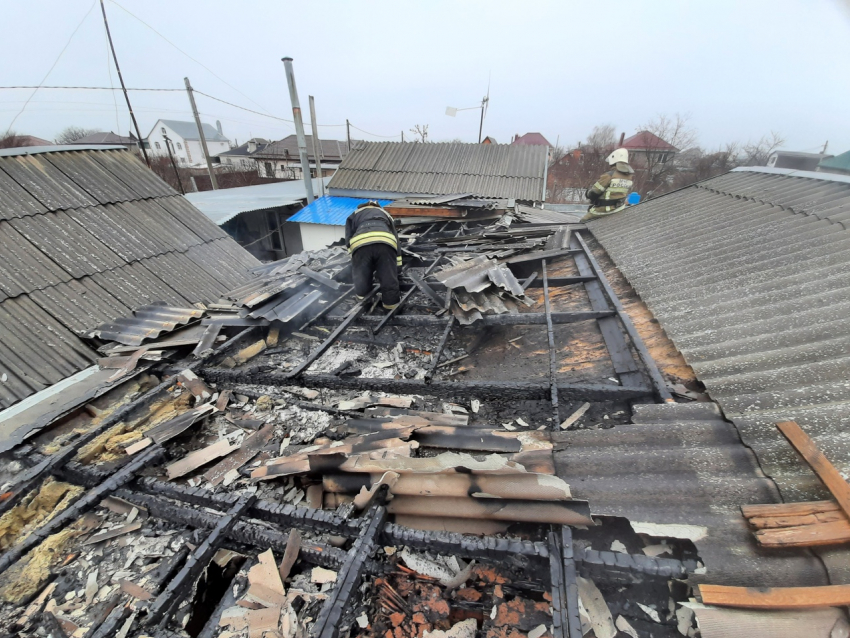 В Цибанобалке под Анапой горел жилой дом