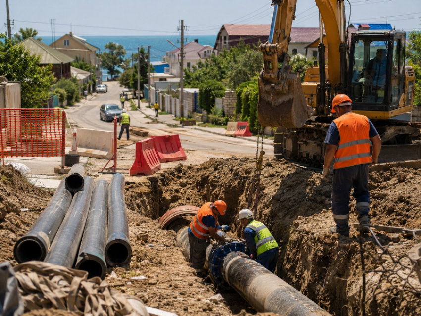 Более 20 млн на воду: в Анапе отремонтируют 1,3 км водовода в Благовещенскую