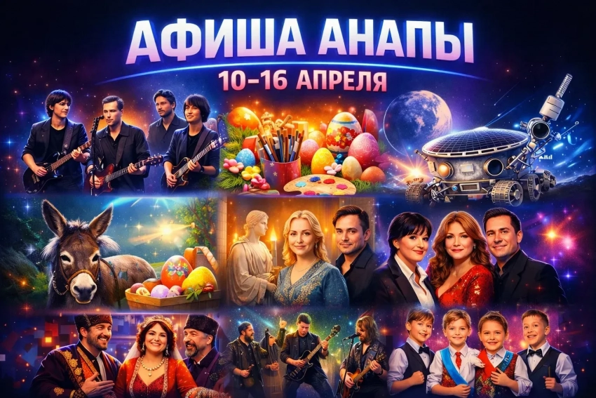 Куда сходить в Анапе: афиша 10–17 апреля