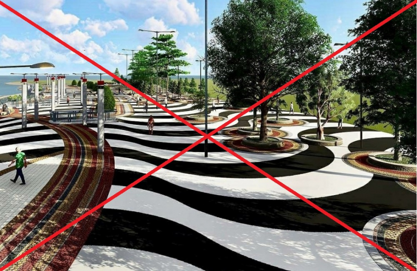 «Полосатой» набережной в Анапе не будет — власти прислушались к мнению горожан 