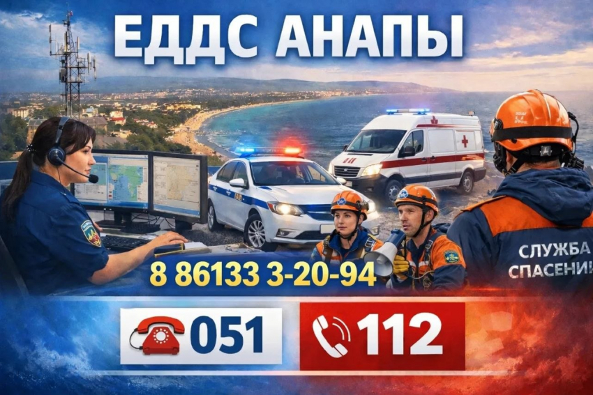 ЕДДС Анапы обработала более 4,3 тысячи обращений за неделю