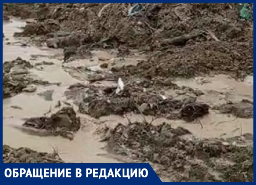 Улица в станице Анапской превратилась в грязе-водный полигон – жители возмущены