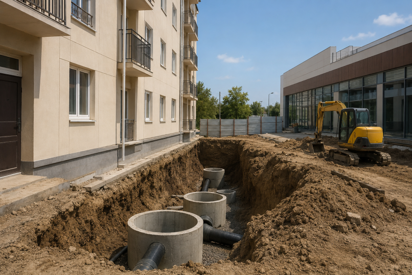 Септик под окнами: жительница Анапы обеспокоена стройкой рядом с домом