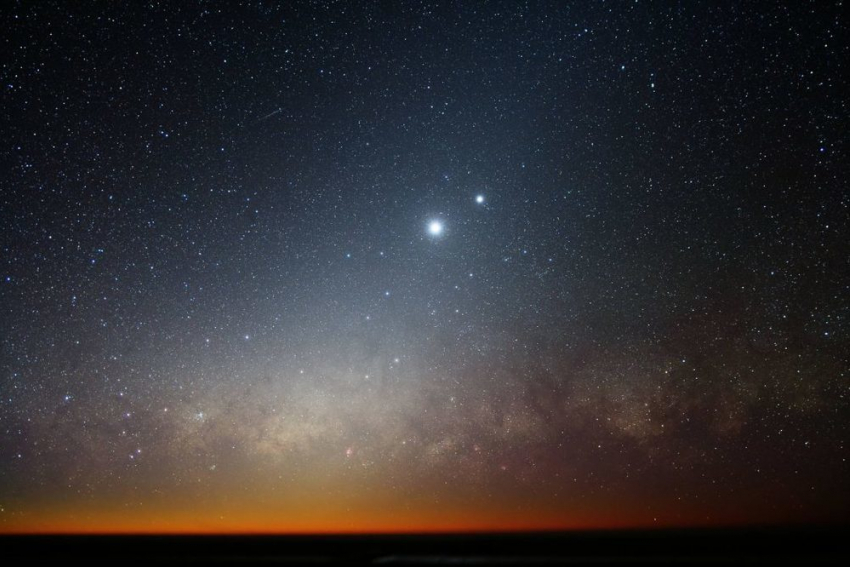 Анапчане смогут увидеть «небесный поцелуй» Венеры и Юпитера