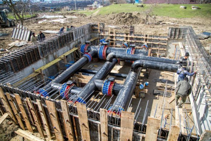 В Анапе завершается строительство магистрального водовода
