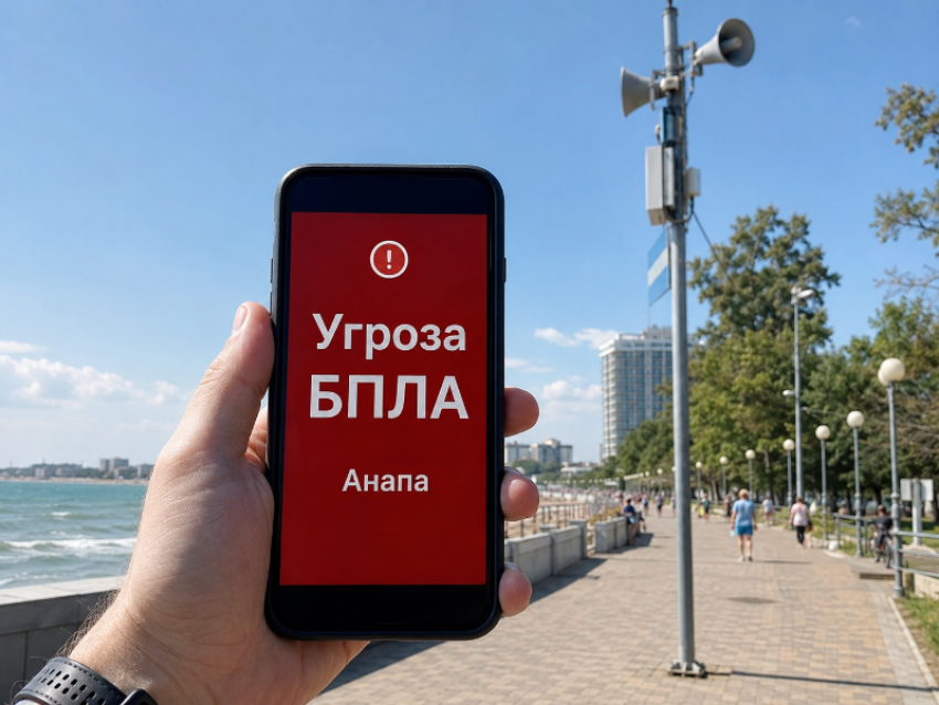 В Анапе снова объявляли и отменяли угрозу атаки БПЛА