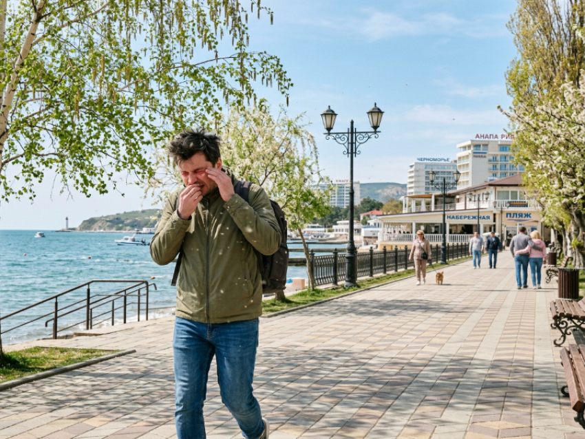Аллергия в Анапе весной: что цветёт в марте–апреле и как защититься