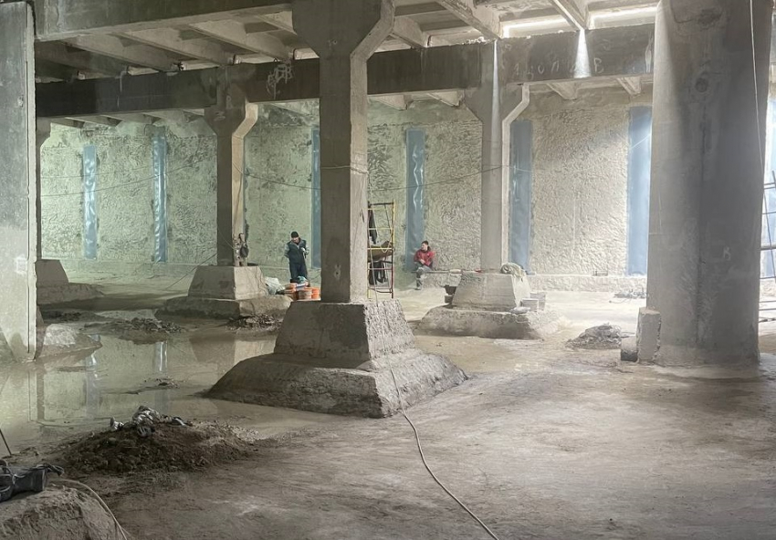 Под Анапой в Супсехе восстанавливают резервуар чистой воды 