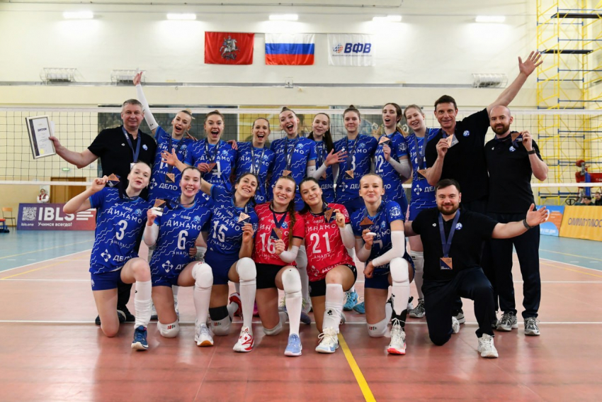 «Динамо-Анапа» завоевало бронзу чемпионата России по волейболу