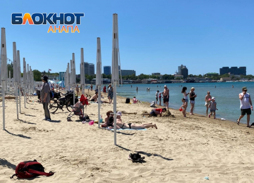 Все на пляже – камка тоже: купальный сезон в Анапе в самом разгаре