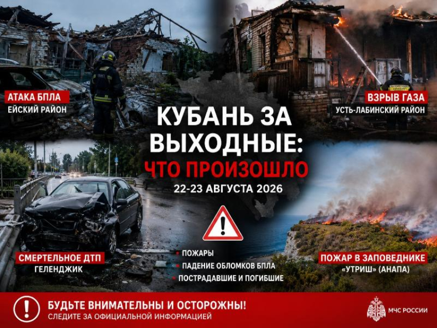 Выходные закончились, тревога — нет: Кубань встретила понедельник атакой БПЛА на Краснодар