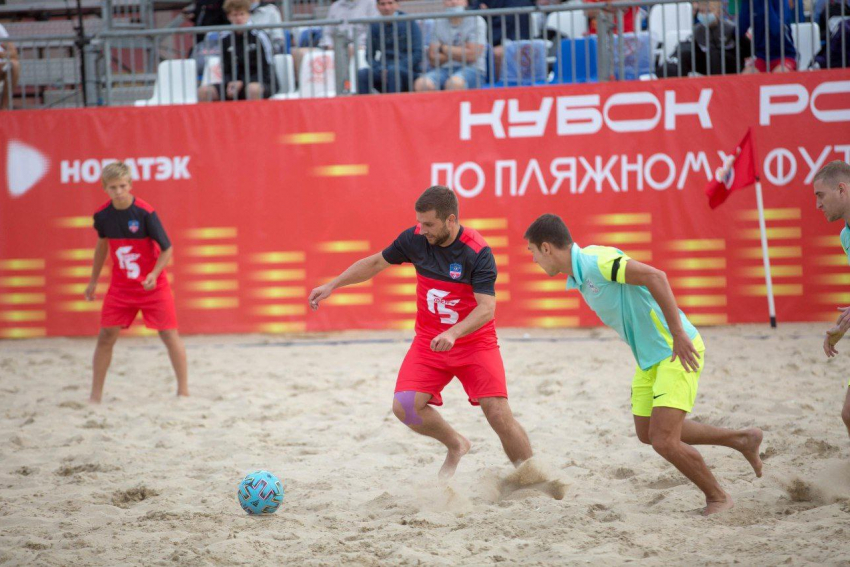 В Анапе стартовал чемпионат Кубка России по пляжному футболу