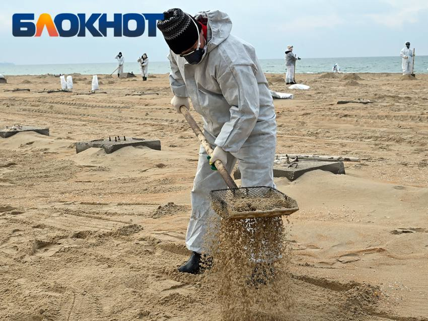 Недалеко от Анапы волонтеры нашли мазутные «плюшки» 