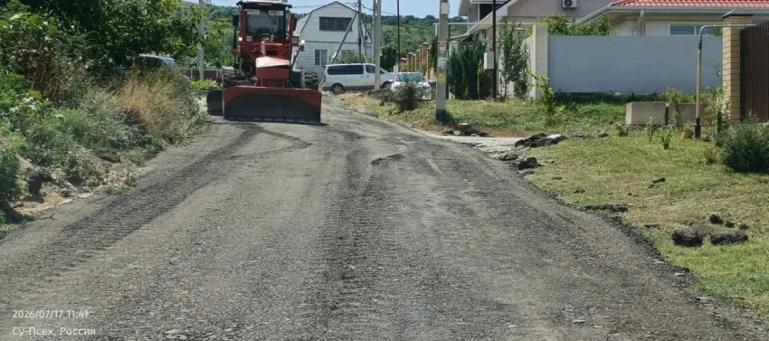 Хорошие новости для жителей Супсеха: ремонт дорог продолжается