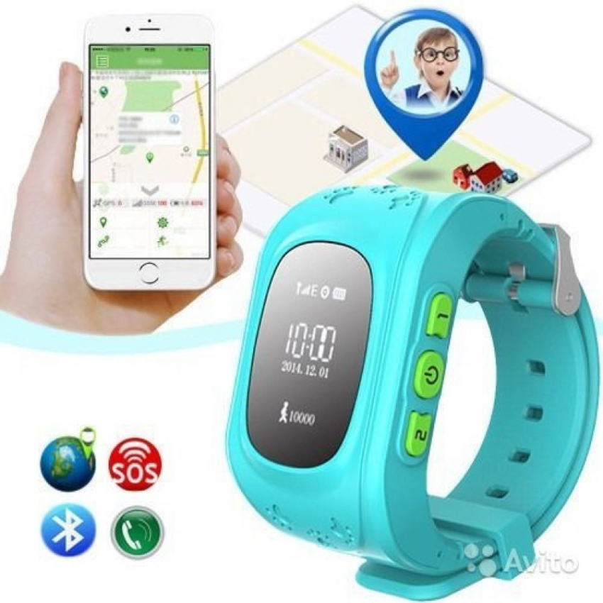 Детские часы с GPS-трекером Smart Baby Watch Q50