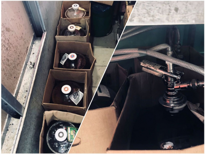 В Анапе полицейские изъяли 210 литров нелегального алкоголя 