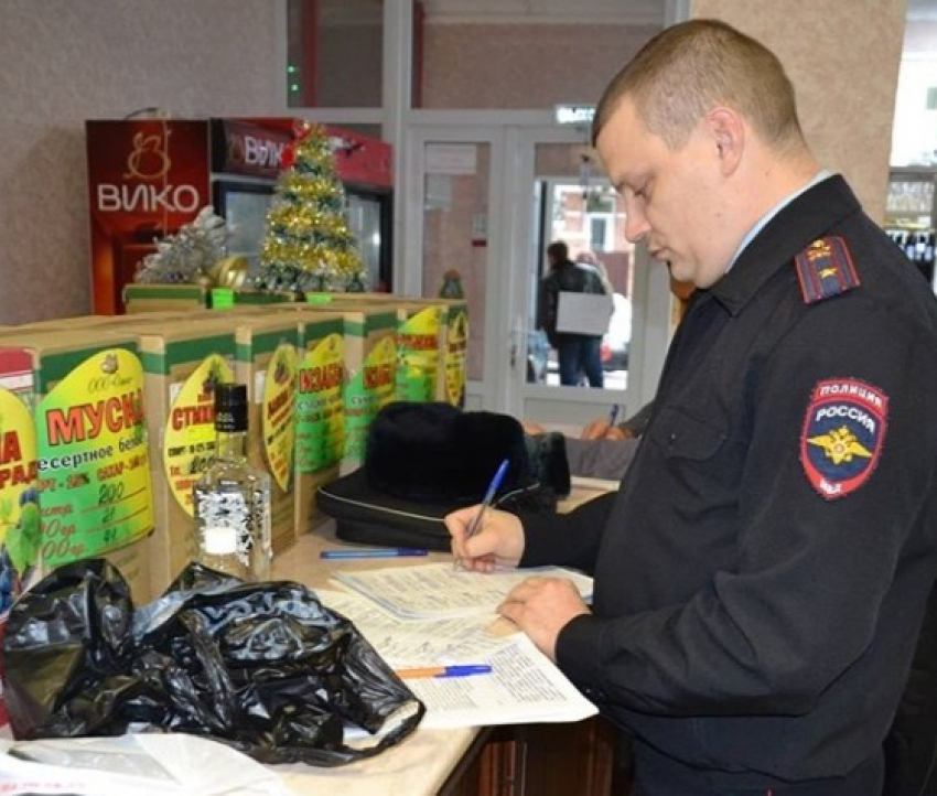 В Анапе полицейские изъяли более 1000 литров «левого» алкоголя