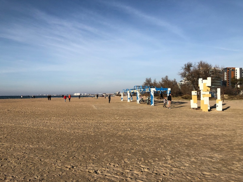 В Крещение Господне в Анапе солнечно