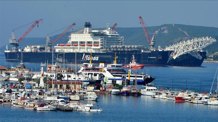 Крупнейшее в мире судно 2 июня прибудет в Анапу для строительства «Турецкого потока»