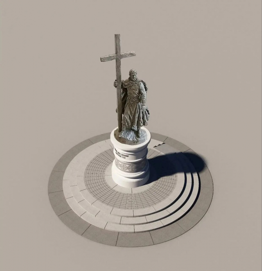 В Анапе 16 апреля откроют памятник князю Владимиру