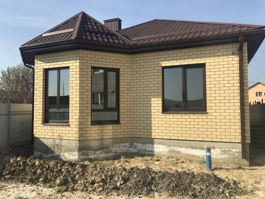 Продам 1-этажный новый дом в ст. Анапской