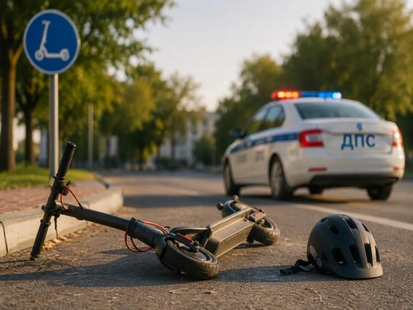 В Анапе 13-летний подросток на мощном электросамокате получил тяжелые травмы при опрокидывании