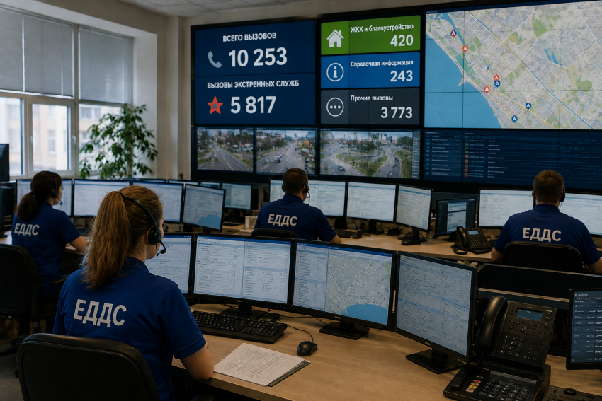 Более 10 тысяч обращений за неделю в Анапе обработала служба 112