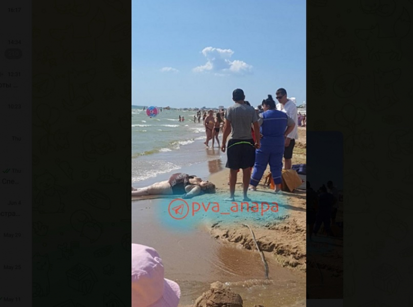 В Анапе на пляже «Лагуна» утонула женщина