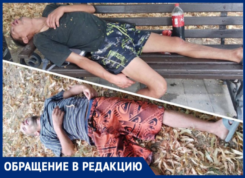 «Спят усталые…алкаши в Анапе»: на улице Кати Соловьяновой проблема до сих пор не решилась