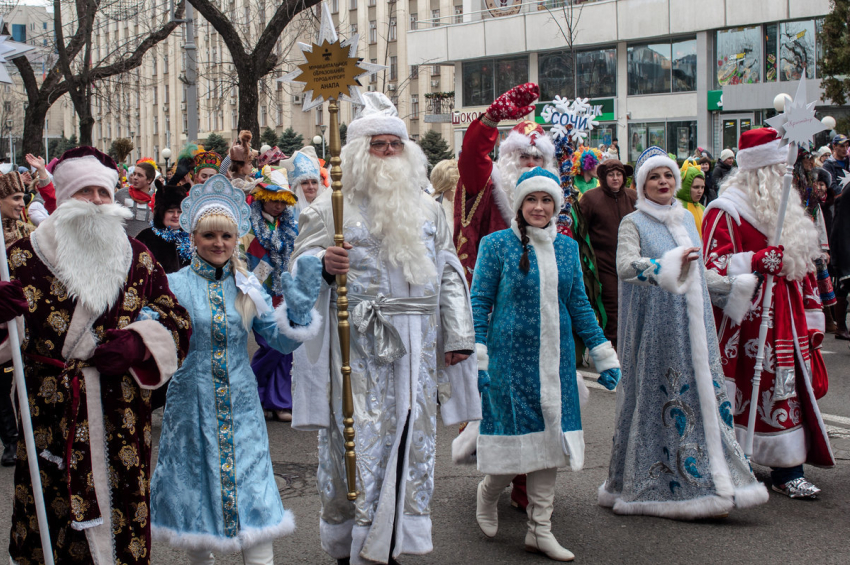 Дед Мороз из Анапы поедет на праздничное шествие в Краснодар