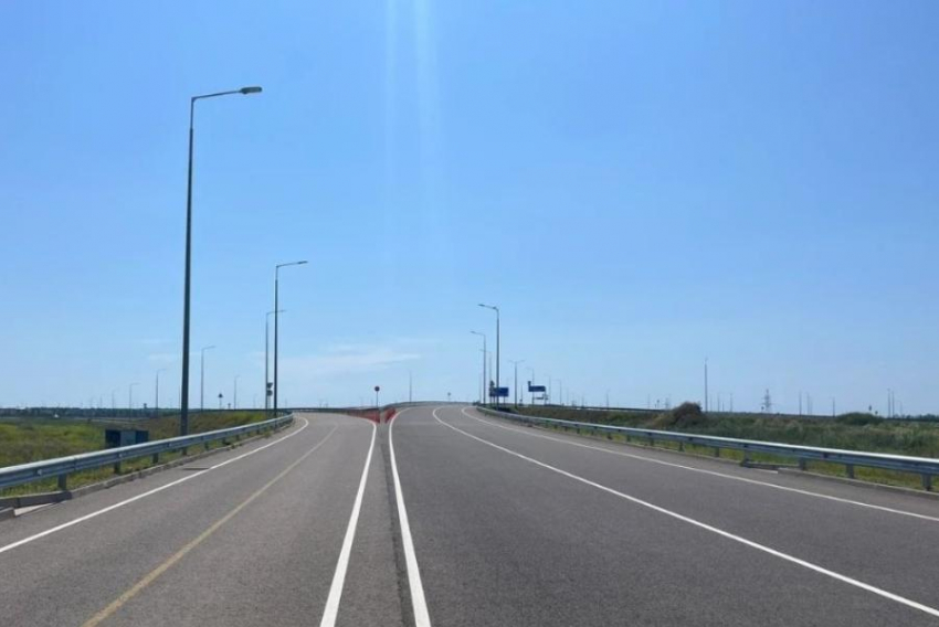 У Витязево запустили движение по новой клеверной развязке на трассе А-290