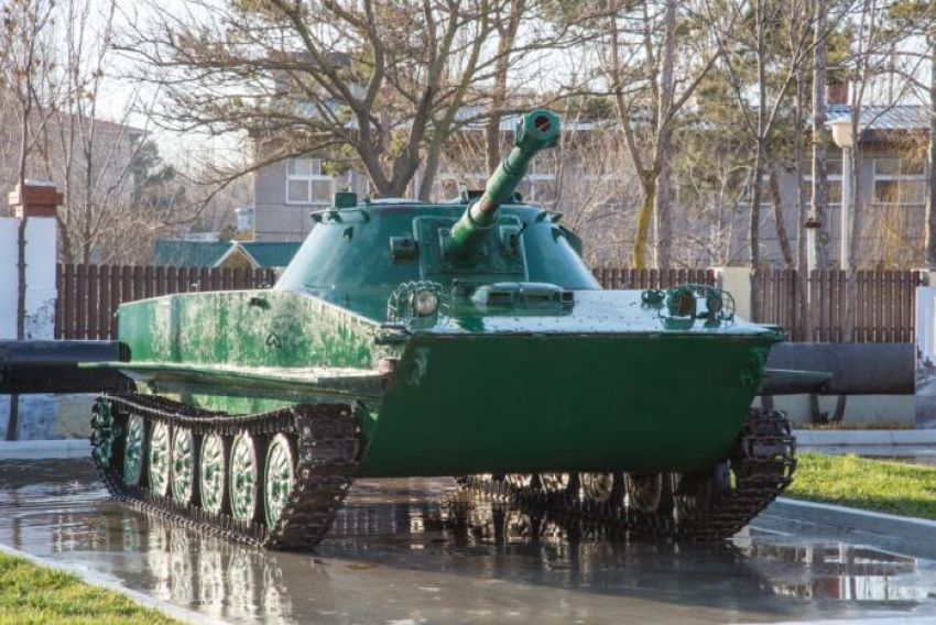 В парке военной техники  в Анапе появился новый экспонат