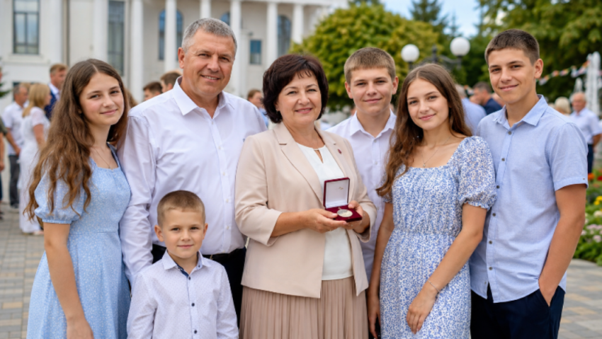 В Анапе многодетные семьи могут получить медаль «Крепкая семья»