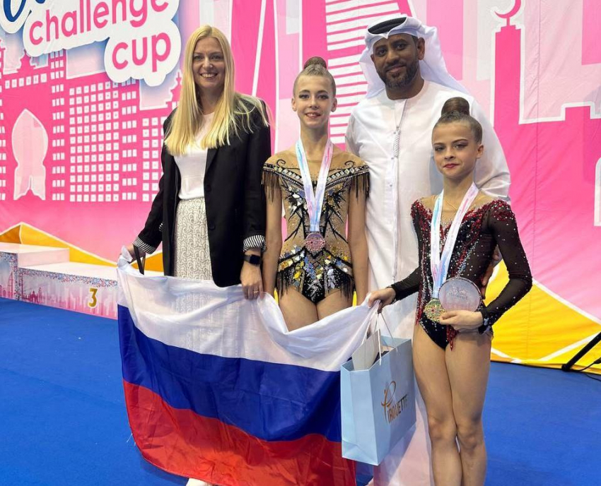 Юные гимнастки из Анапы завоевали «золото» на международном турнире в Дубае 
