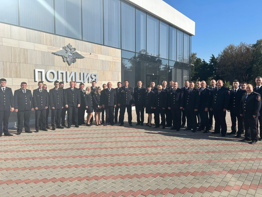 В Анапе отмечают День участкового 