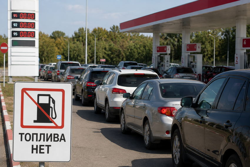 На Кубани осложнилась ситуация с бензином: на АЗС вводят ограничения