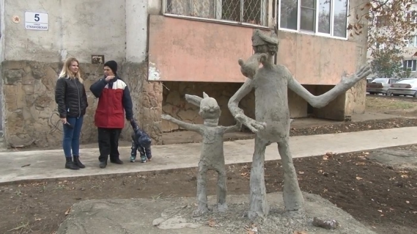 На улице Стахановской в Анапе появились интересные арт-объекты