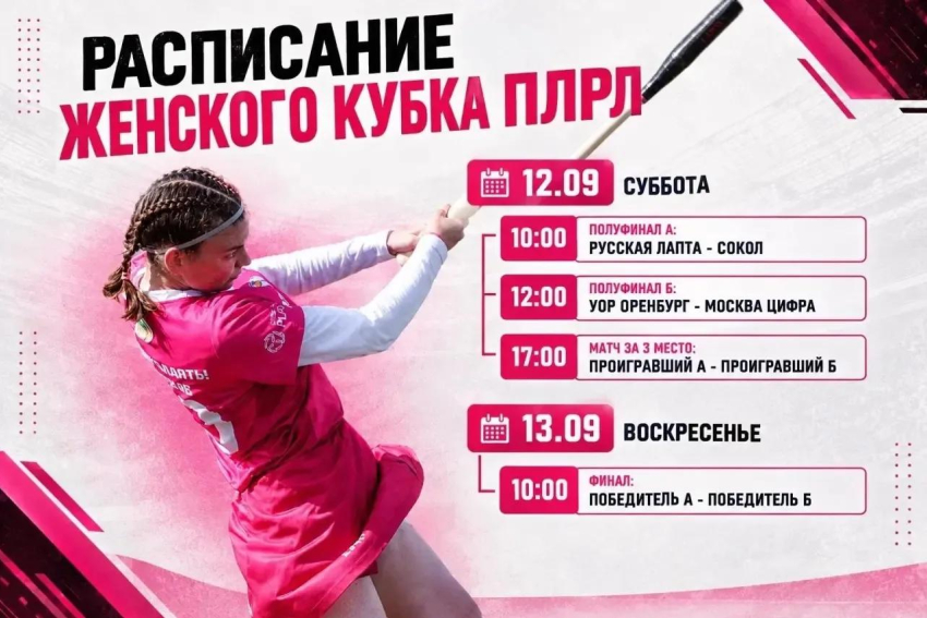 В Витязево пройдет финал Женского Кубка ПЛРЛ по русской лапте
