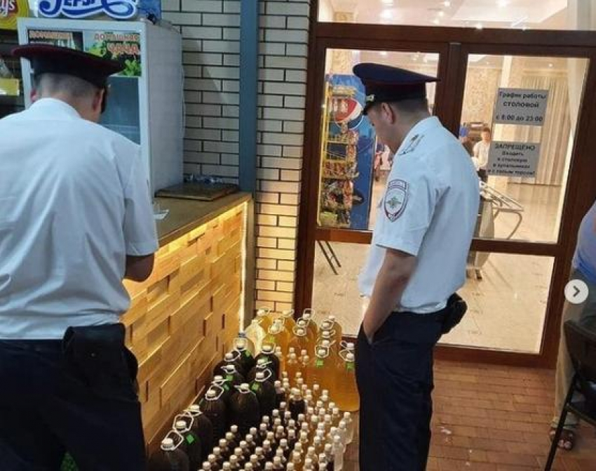 Ещё 278 литров алкоголя без документов изъяла полиция в Анапе